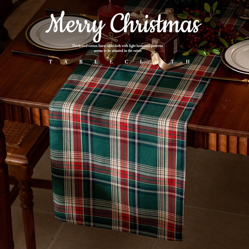 Christmas Checkered Tartan Table Runner - Buffalo Plaid Xmas Stain Resistant Washable Table Decoration for Parties/Holiday Decor 30x140cm
Christmas Checkered Tartan Table Runner - Buffalo Plaid Xmas Stain Resistant Washable Table Decoration for Parties/Holiday Decor 30x140cm