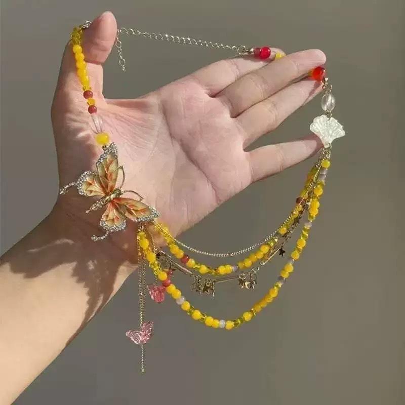 Diamond dripping oil butterfly beaded pendant necklace fashionable small fresh versatile collarbone chain sweet temperament niche jewelry
Diamond dripping oil butterfly beaded pendant necklace fashionable small fresh versatile collarbone chain sweet temperament niche jewelry