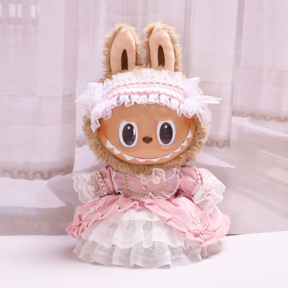 Lace 38cm Labubu Time Clothes Loli Cotton Dolls Clothes Cotton Doll Accessories рожевий
Lace 38cm Labubu Time Clothes Loli Cotton Dolls Clothes Cotton Doll Accessories рожевий