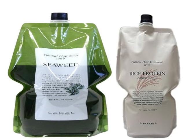 Lebel Натуральное мыло для волос SW Seaweed 1600 мл Treat RP Rice Protein Pouch Refill Set &
Lebel Натуральное мыло для волос SW Seaweed 1600 мл Treat RP Rice Protein Pouch Refill Set &
