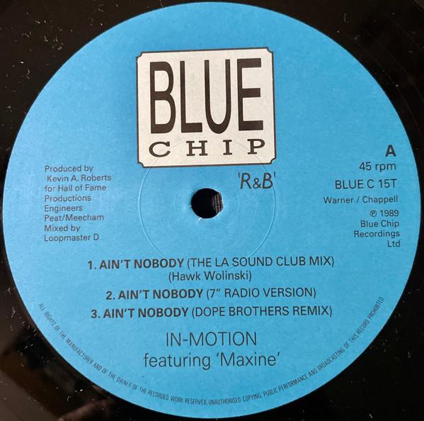 LP Record IN-MOTION - Ain t Nobody / Just Those Beats BLUEC15T Blue Chip 1989 UK Dance & Electronica Used
LP Record IN-MOTION - Ain t Nobody / Just Those Beats BLUEC15T Blue Chip 1989 UK Dance & Electronica Used
