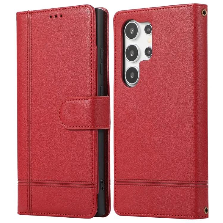 For Samsung Galaxy S22 Ultra 5G Cell Phone Case Lines Imprint Leather Wallet Cover with Mirror
For Samsung Galaxy S22 Ultra 5G Cell Phone Case Lines Imprint Leather Wallet Cover with Mirror