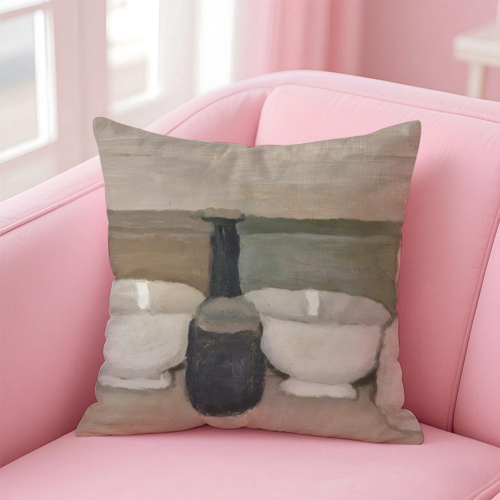 Italian artist GGiorgio Morandi Cushion Cover Pillow Case Ultra Soft Skin Friendly Fabric Cloud Like Comfort Concealed Zipper 30X30cm
Italian artist GGiorgio Morandi Cushion Cover Pillow Case Ultra Soft Skin Friendly Fabric Cloud Like Comfort Concealed Zipper 30X30cm