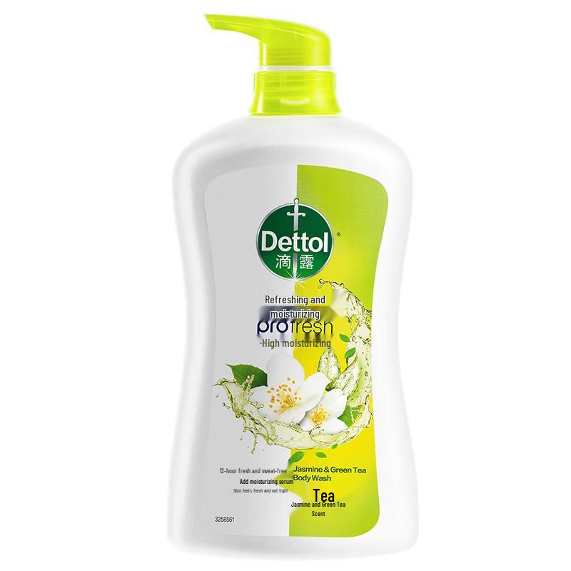 Dettol Refreshing & Moisturizing Shower Gel, Jasmine & Green Tea, 650g
Dettol Refreshing & Moisturizing Shower Gel, Jasmine & Green Tea, 650g