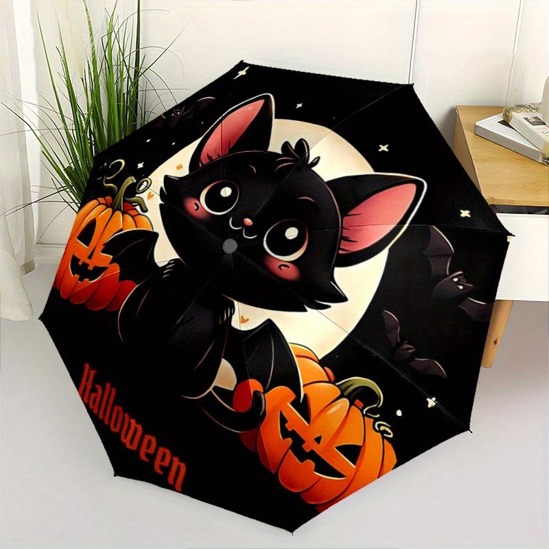 1pc Halloween Adorable Cat Automatic Opening and Closing Umbrella, Lightweight 3-Fold, With Cute Cartoon Characters, Suitable for Home, Outdoor a
1pc Halloween Adorable Cat Automatic Opening and Closing Umbrella, Lightweight 3-Fold, With Cute Cartoon Characters, Suitable for Home, Outdoor a