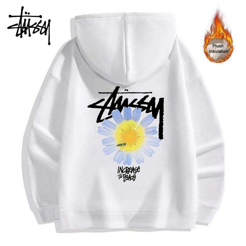 Stussy Autumn/Winter Thickened Silver Fox Plush Warm High Quality Cotton Stussy Itp Flower Tee Daisy Print Hoodie
Stussy Autumn/Winter Thickened Silver Fox Plush Warm High Quality Cotton Stussy Itp Flower Tee Daisy Print Hoodie