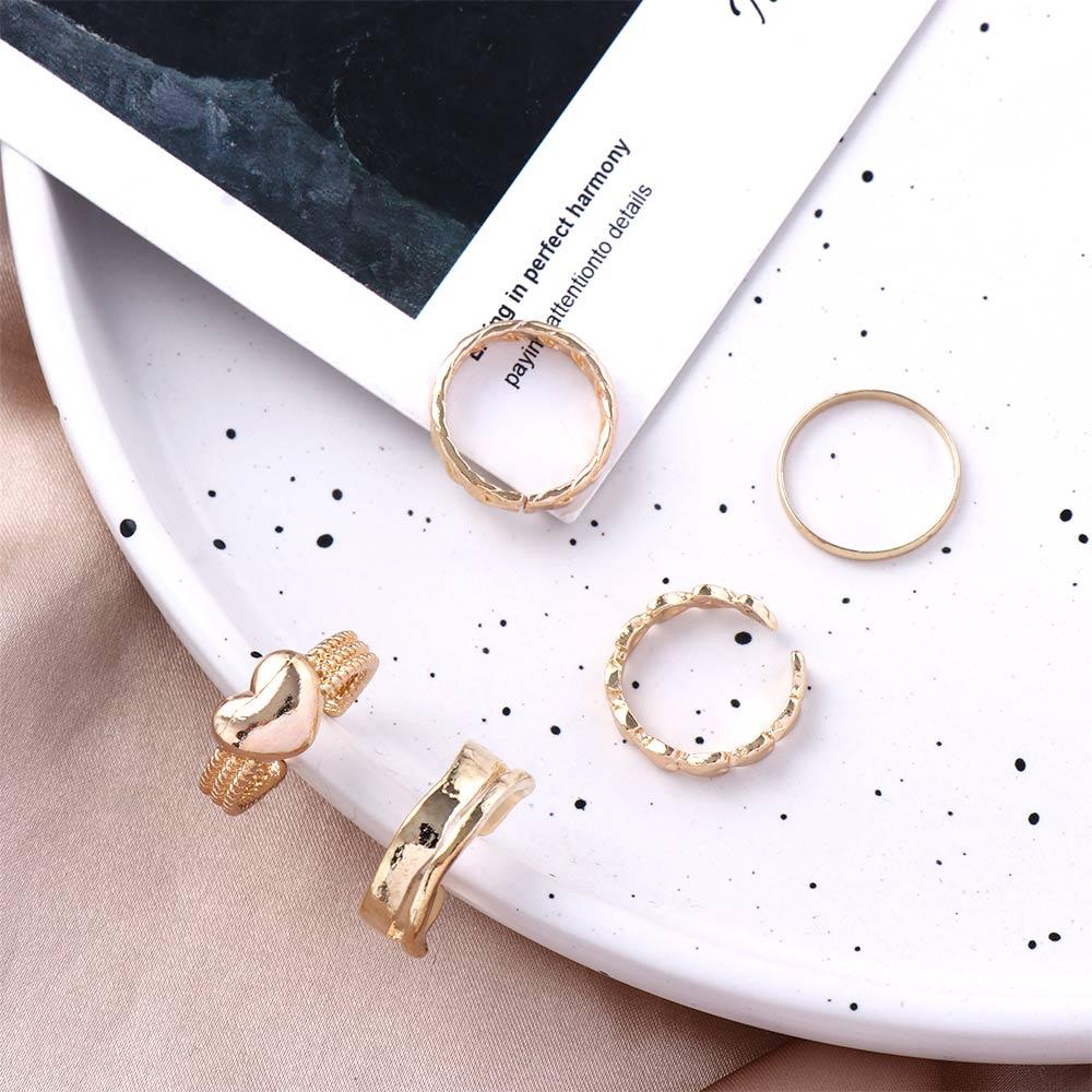 Ring set Men Joint Ring Heart Unisex Women Star Finger Ring Open Ring Set Punk Style Jewelry Gift
Ring set Men Joint Ring Heart Unisex Women Star Finger Ring Open Ring Set Punk Style Jewelry Gift