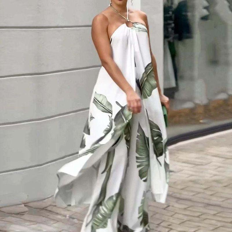 European and American Matching Set Temperament Sling Backless Sleeveless Slit Top Culottes Fashion Two-piece Set Women Image color XXXL
European and American Matching Set Temperament Sling Backless Sleeveless Slit Top Culottes Fashion Two-piece Set Women Image color XXXL