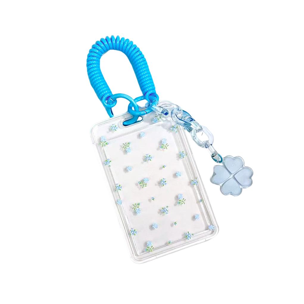 Cute Card Holder Sliding Sliding Card Case Id Badge Protector Clear Floral Transparent Card Holder For Office Workers
Cute Card Holder Sliding Sliding Card Case Id Badge Protector Clear Floral Transparent Card Holder For Office Workers