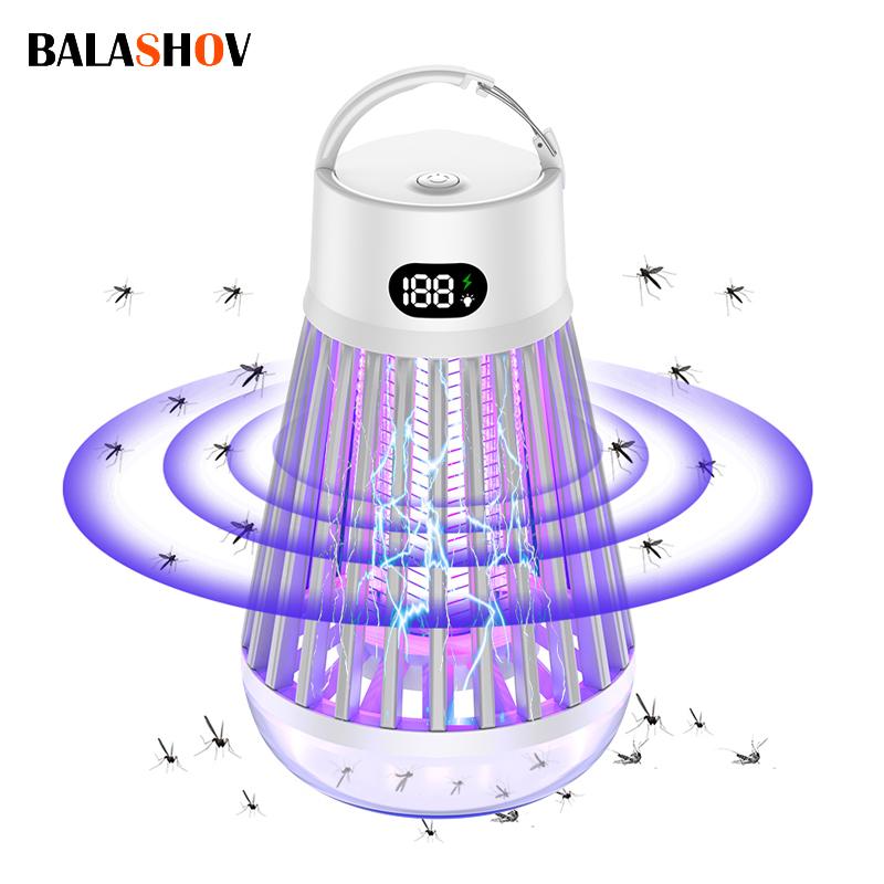 Portable Electric Mosquito Killer Lamp USB Rechargable Fly Trap Zapper Insect Killer Repellent Mosquito Trap For Bedroom Outdoor білий
Portable Electric Mosquito Killer Lamp USB Rechargable Fly Trap Zapper Insect Killer Repellent Mosquito Trap For Bedroom Outdoor білий