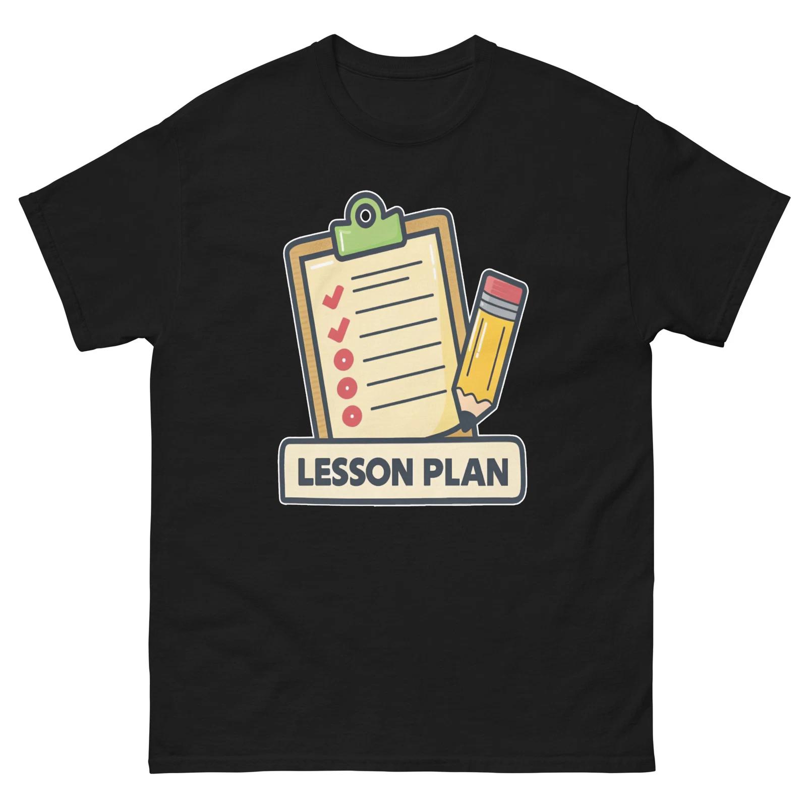 Lesson Plan School Classroom Object Office Teacher T-Shirt S
Lesson Plan School Classroom Object Office Teacher T-Shirt S