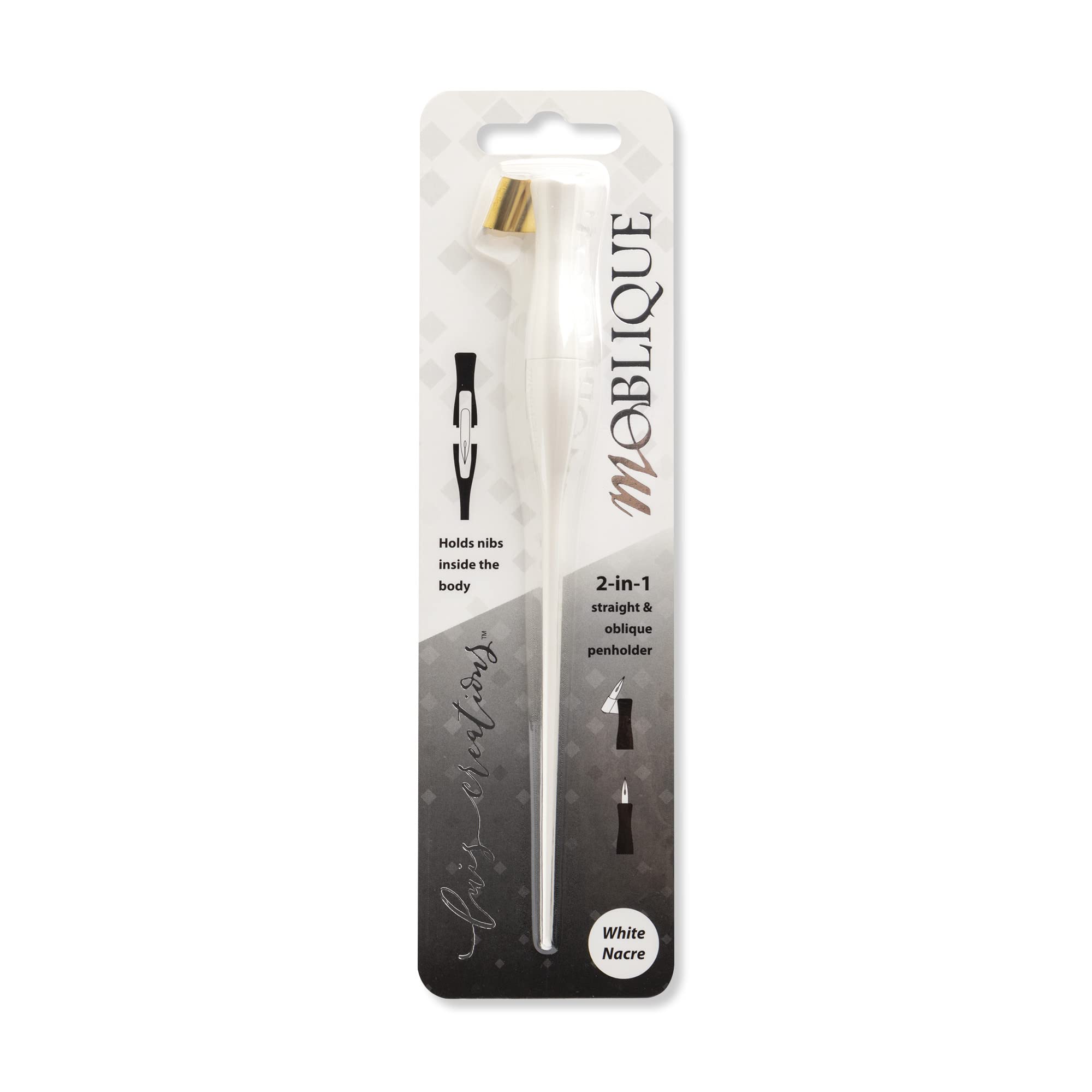 Luis Creations Moblique Penholder Moblique Pen Holder Internal Storage Straight Oblique 2-in-1 (White Nacre)
Luis Creations Moblique Penholder Moblique Pen Holder Internal Storage Straight Oblique 2-in-1 (White Nacre)