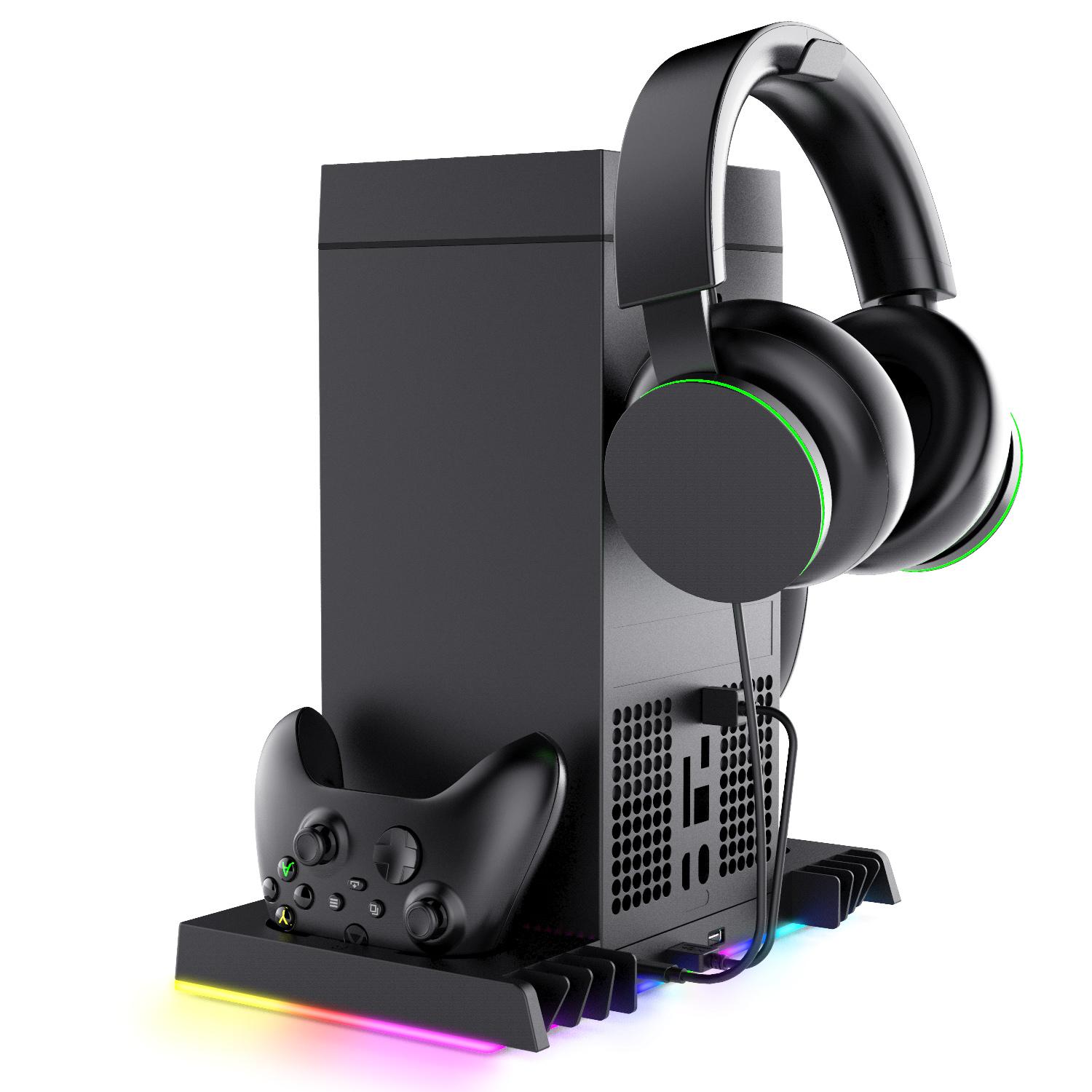 IPEGA For Xbox Series X Console Smart Temperature Control Dock + Overhead Cooling Fan with RGB Light Stand XBX024S
IPEGA For Xbox Series X Console Smart Temperature Control Dock + Overhead Cooling Fan with RGB Light Stand XBX024S