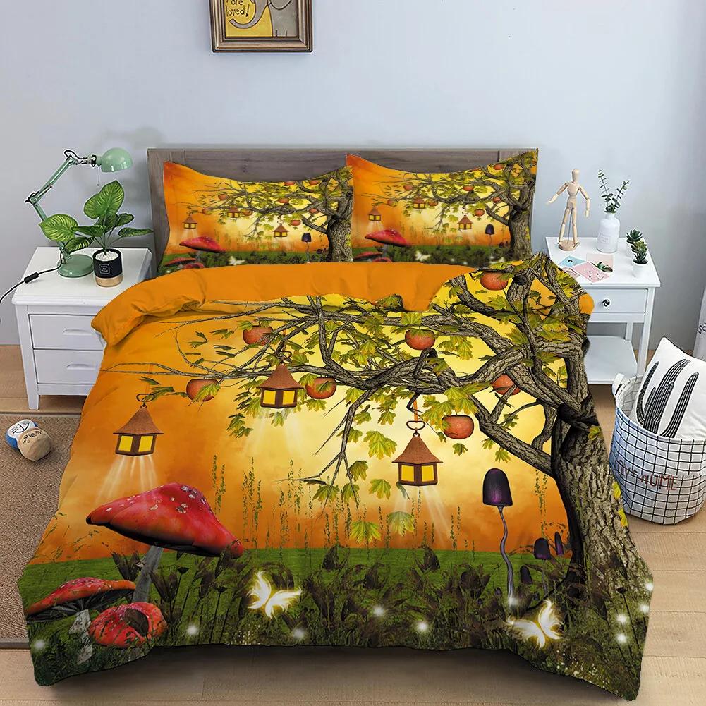 Green Forest King Queen Duvet Cover Fairy Cartoon Trees Elk Bedding Set For Adults Plant Animal 2/3Pcs Polyester Comforter Cover 70x133cm 2pcs
Green Forest King Queen Duvet Cover Fairy Cartoon Trees Elk Bedding Set For Adults Plant Animal 2/3Pcs Polyester Comforter Cover 70x133cm 2pcs