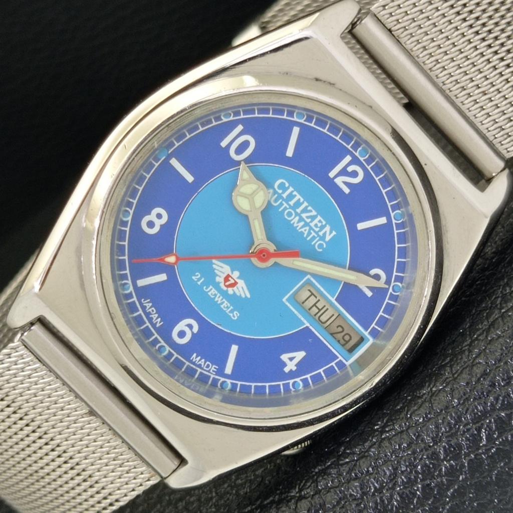 AUTOMATIC VINTAGE CITIZEN 8200 JAPAN MENS BLUE COLOR DIAL WATCH a500301-2 R151b-a500301
AUTOMATIC VINTAGE CITIZEN 8200 JAPAN MENS BLUE COLOR DIAL WATCH a500301-2 R151b-a500301