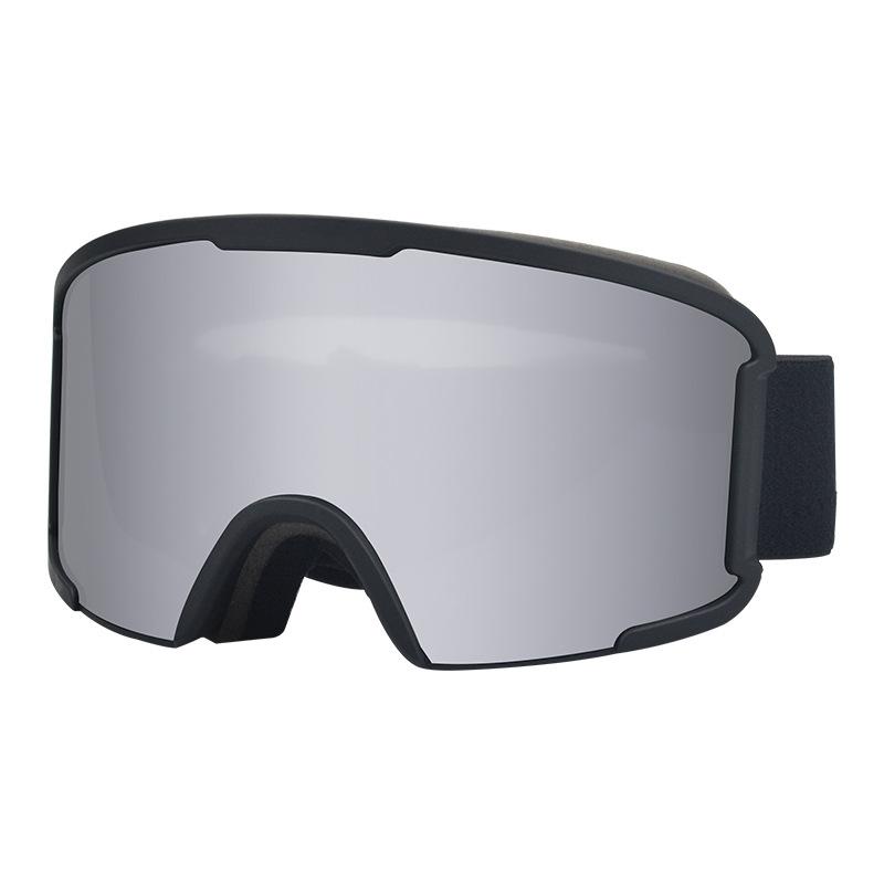 New large cylindrical lens, wide-view, double-layer anti-fog ski goggles Snow blind protection sports goggles Cocaine-induced myopia срібний
New large cylindrical lens, wide-view, double-layer anti-fog ski goggles Snow blind protection sports goggles Cocaine-induced myopia срібний