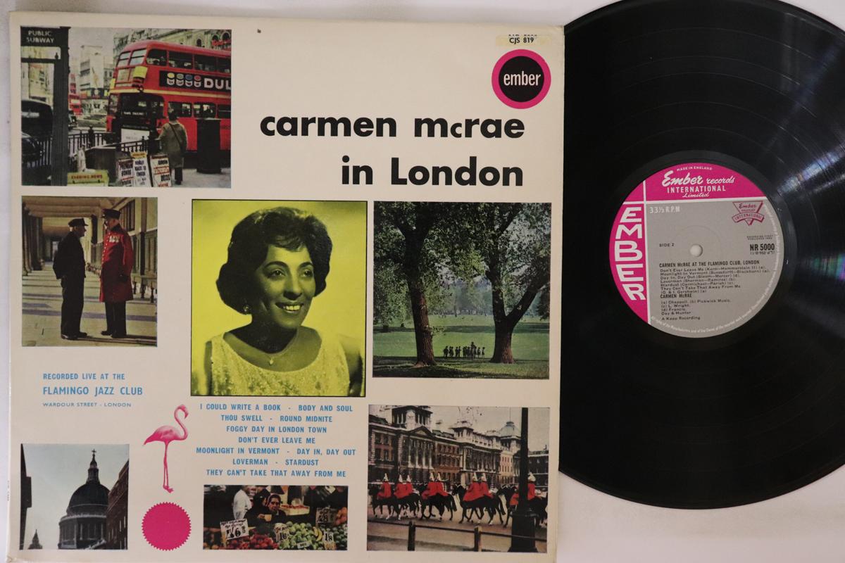 LP Record CARMEN MCRAE Carmen Mcrae At The Flamingo Jazz C NR5000 EMBER 1961 UK Jazz Used
LP Record CARMEN MCRAE Carmen Mcrae At The Flamingo Jazz C NR5000 EMBER 1961 UK Jazz Used
