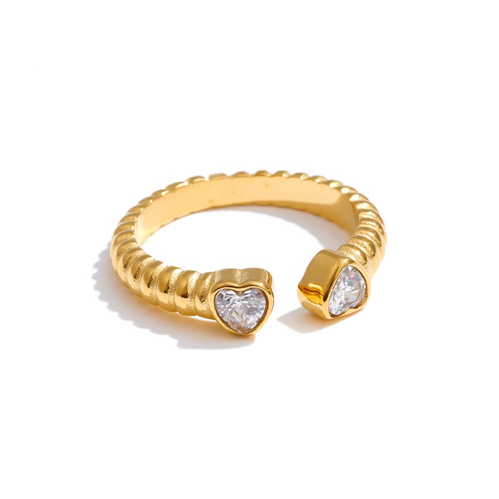 Yhpup Size 8 Stainless Steel Cubic Zirconia Heart Open Ring for Women Delicate Arrivals Finger Jewelry Recommend 8
Yhpup Size 8 Stainless Steel Cubic Zirconia Heart Open Ring for Women Delicate Arrivals Finger Jewelry Recommend 8
