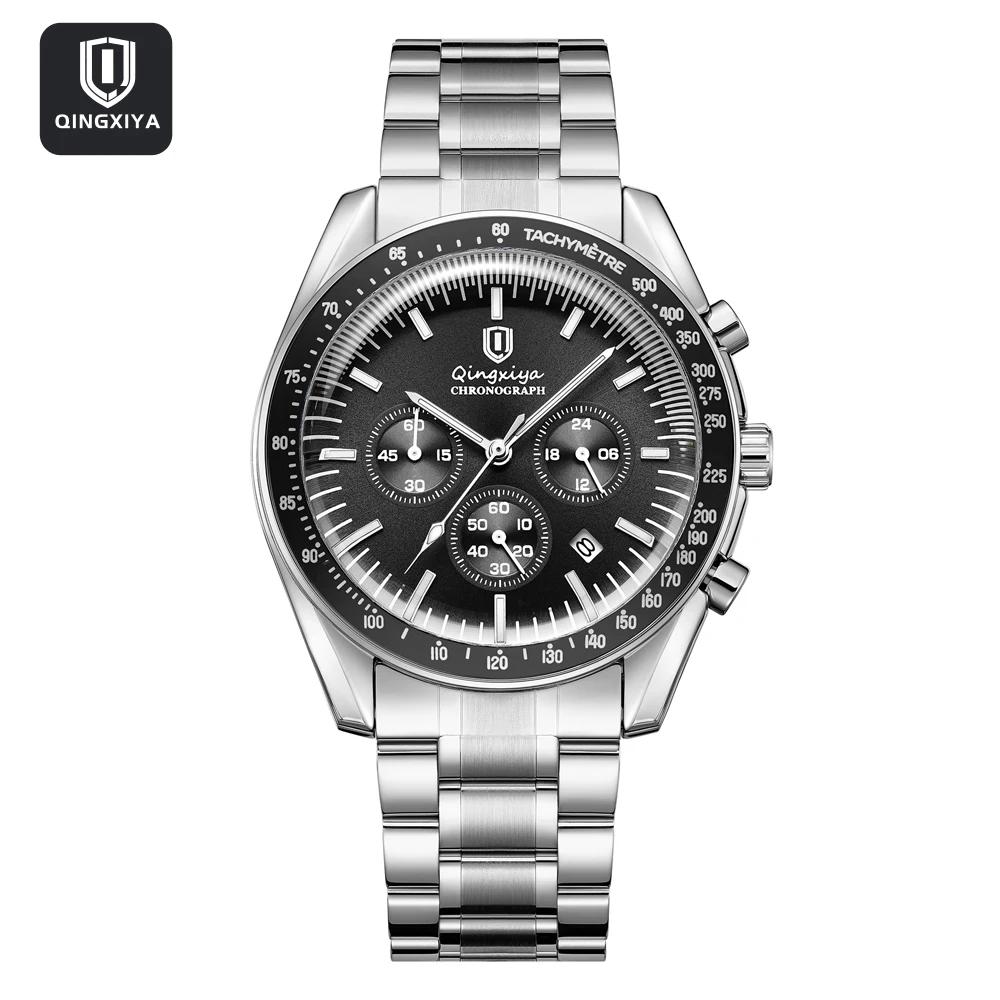 Men s Chronograph Quartz Watch, 43mm Stainless Steel Case with Hardlex Crystal, Auto Date and Luminous Hands Waterproof Wristwatches чорний
Men s Chronograph Quartz Watch, 43mm Stainless Steel Case with Hardlex Crystal, Auto Date and Luminous Hands Waterproof Wristwatches чорний
