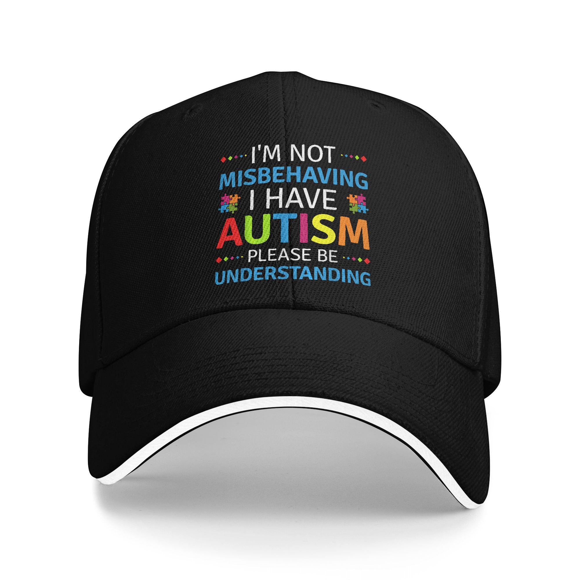 Summer Casual Baseball Cap Autism Awareness I m Not Misbehaving I Have Autism Fishing Trucker Hat Men Street Style Snapback Cap As Picture чёрный
Summer Casual Baseball Cap Autism Awareness I m Not Misbehaving I Have Autism Fishing Trucker Hat Men Street Style Snapback Cap As Picture чёрный