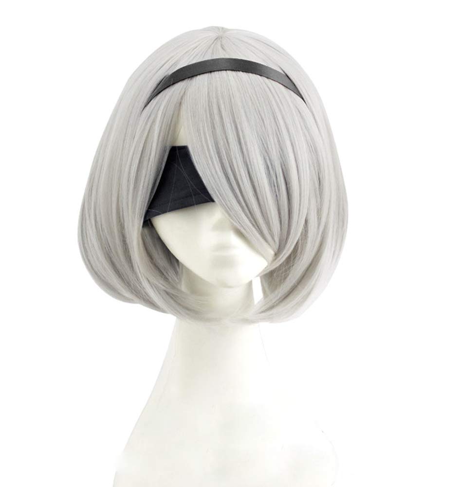 Термостойкий парик для косплея Automata 2B 9S A2 YoRHa 2 B Type Style Wig для косплея, парик для косплея, костюм School Festival Silver NieR No. (2B)
Термостойкий парик для косплея Automata 2B 9S A2 YoRHa 2 B Type Style Wig для косплея, парик для косплея, костюм School Festival Silver NieR No. (2B)