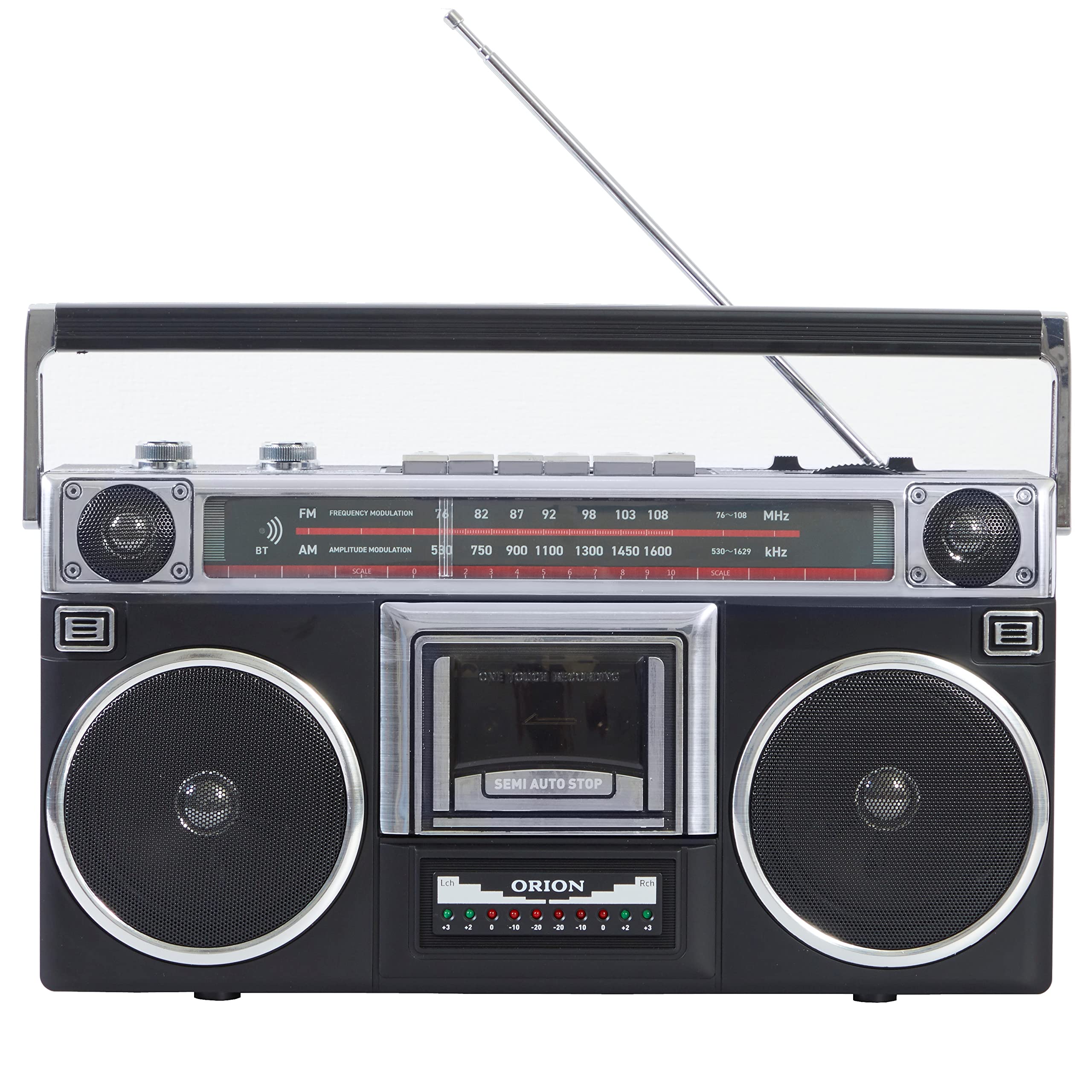 ORION Bluetooth equipped stereo radio cassette player wide FM compatible LED level meter adopted SCR-B5 чорний
ORION Bluetooth equipped stereo radio cassette player wide FM compatible LED level meter adopted SCR-B5 чорний