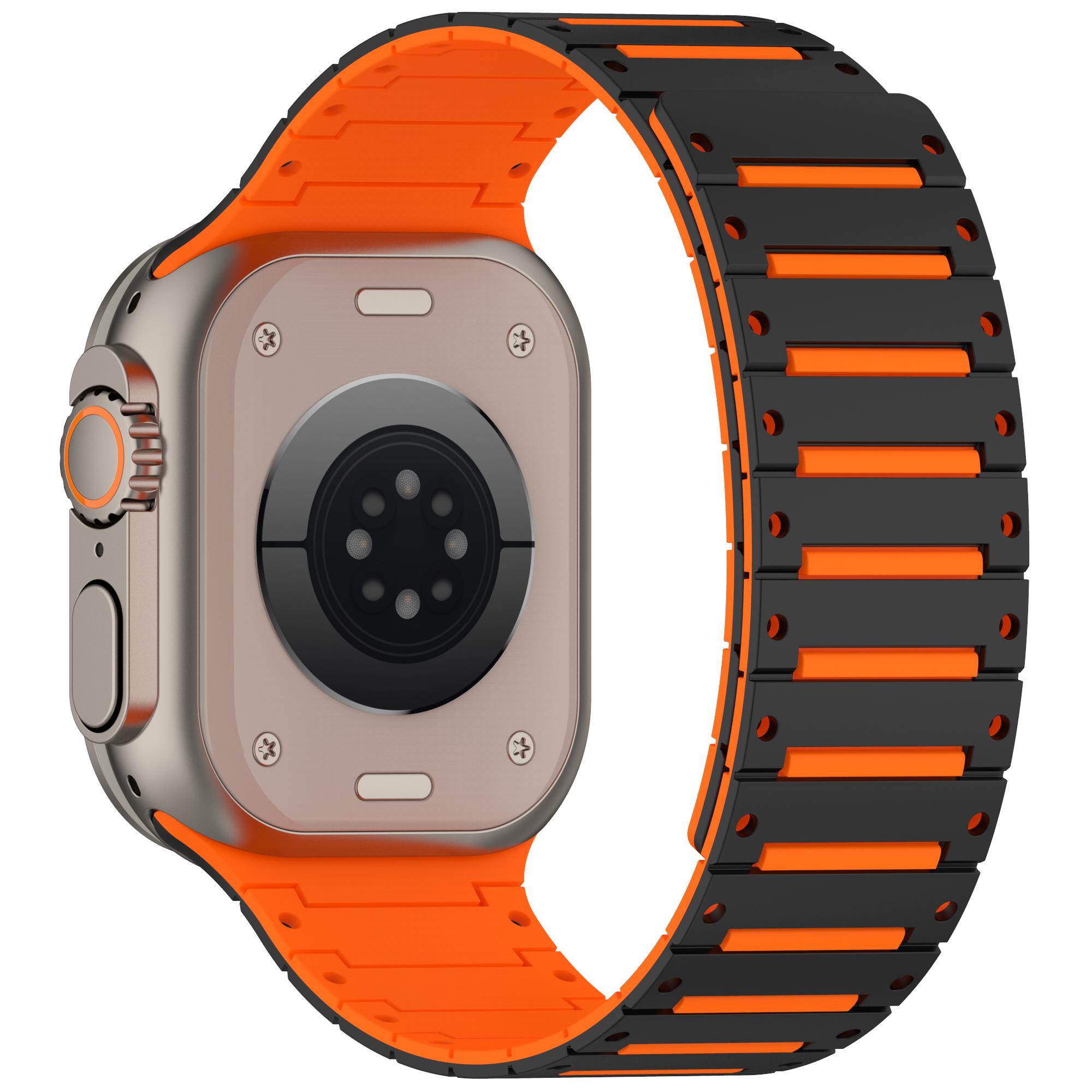 Silicone Strap for Apple Watch Series 10 Ultra 9 8 7 SE 6 5 4 3 2 1 46mm 49mm 45mm 44mm 42mm Dual Color Magnetic Watch Band Purple+Pink
Silicone Strap for Apple Watch Series 10 Ultra 9 8 7 SE 6 5 4 3 2 1 46mm 49mm 45mm 44mm 42mm Dual Color Magnetic Watch Band Purple+Pink