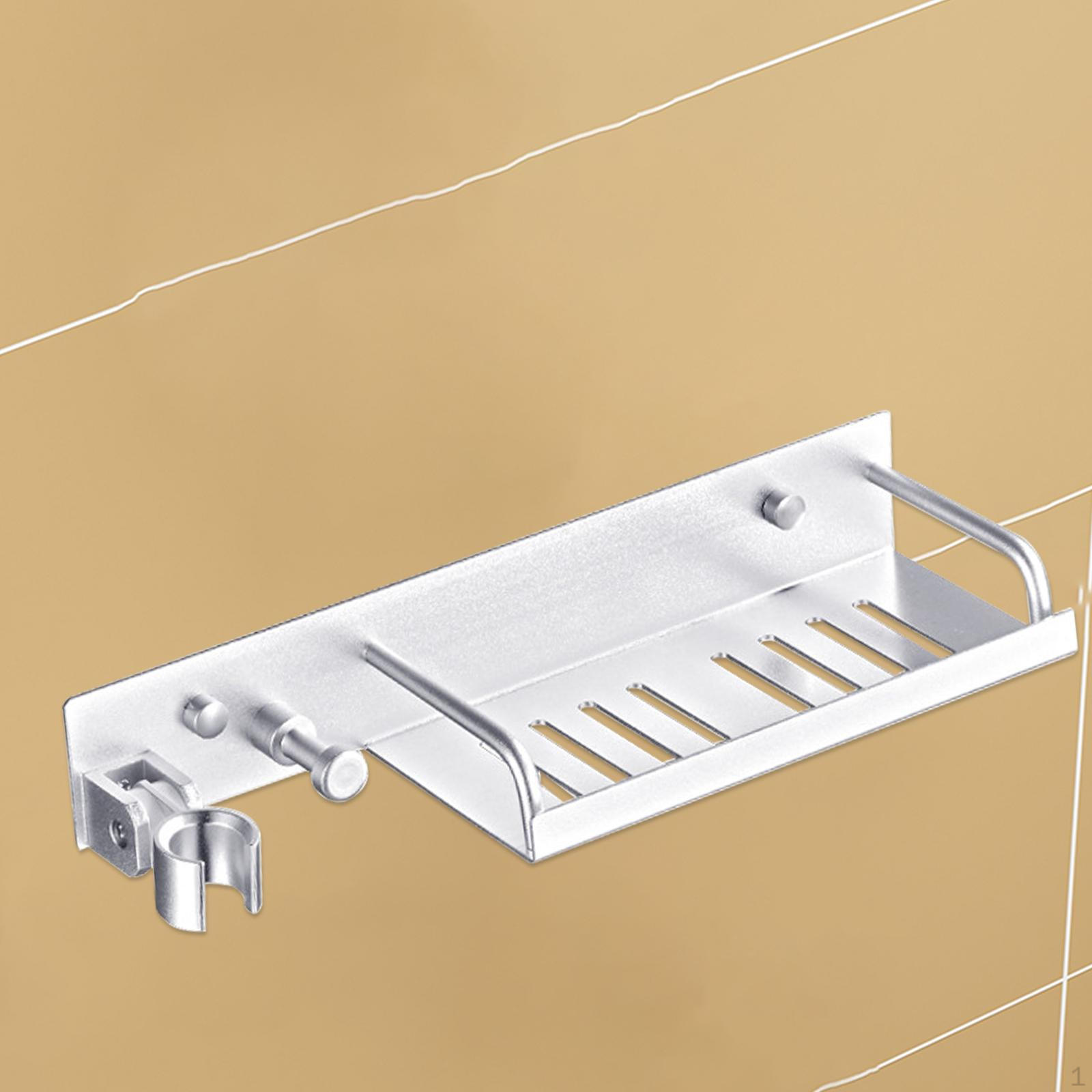 Bathroom Organizer Wall Mount Heavy Duty Storage Solution for Shower Accessories срібний
Bathroom Organizer Wall Mount Heavy Duty Storage Solution for Shower Accessories срібний