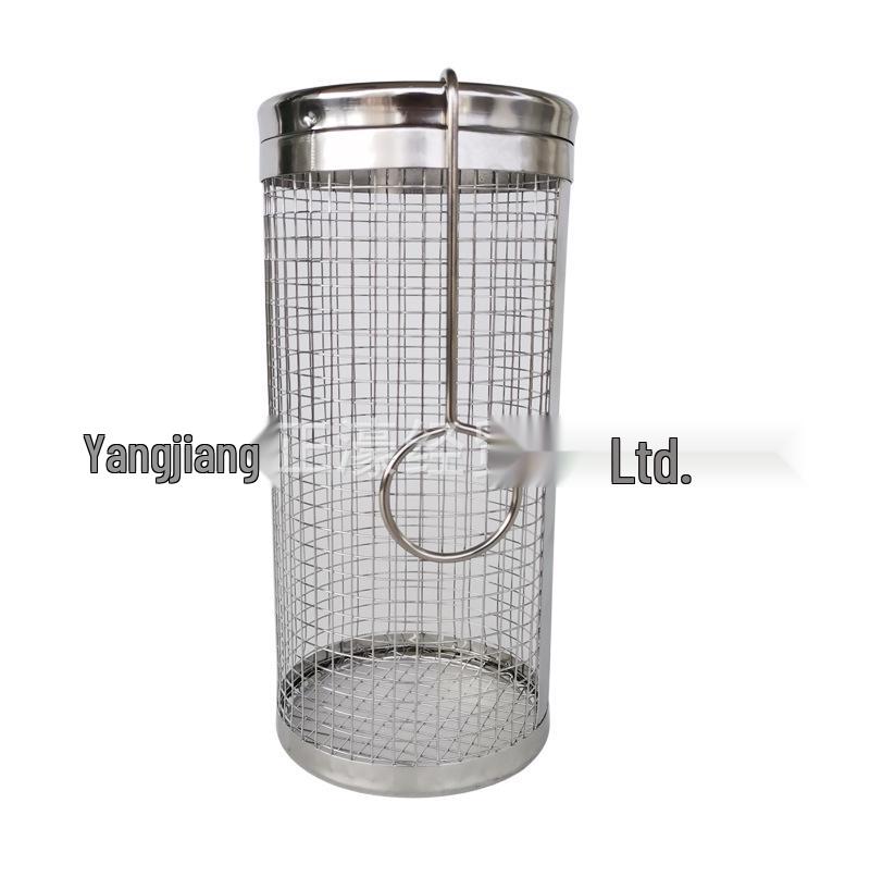 Клетка для барбекю из нержавеющей стали 304, цилиндрическая сетчатая корзина для гриля-коптильни - В наличии
Клетка для барбекю из нержавеющей стали 304, цилиндрическая сетчатая корзина для гриля-коптильни - В наличии