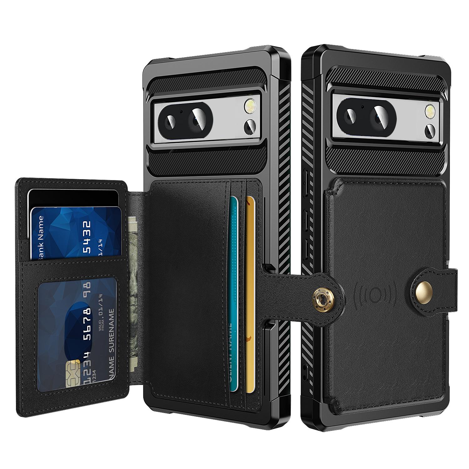 For Google Pixel 8 Pro PU Leather+TPU Anti-drop Cover Card Bag Phone Case Support Magnetic Car Mount Black
For Google Pixel 8 Pro PU Leather+TPU Anti-drop Cover Card Bag Phone Case Support Magnetic Car Mount Black