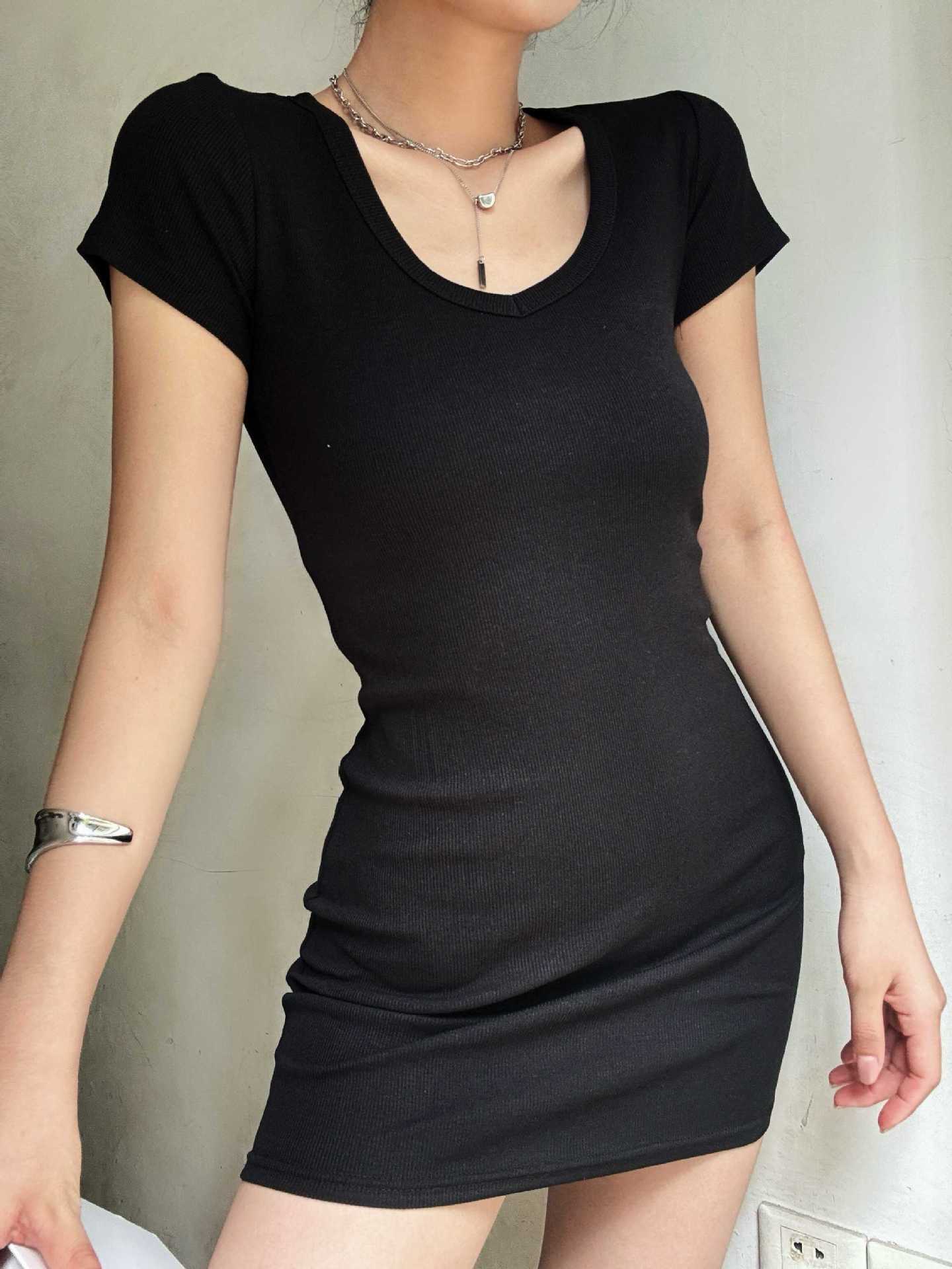 Sweet Spice Girl Slim Short Dress Women s Summer Pure Desire Wind Thread Waist Tights Short Skirt U-Neck Hip Wrap Skirt S чёрный
Sweet Spice Girl Slim Short Dress Women s Summer Pure Desire Wind Thread Waist Tights Short Skirt U-Neck Hip Wrap Skirt S чёрный
