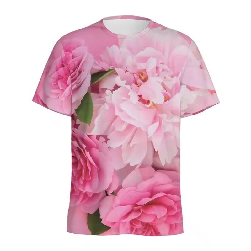 Red Flowers Rose 3D Printing T-shirt Romantic Funny Short Sleeve Round Neck T Shirt Men s Wear 2024 Summer New Breathable Tee S
Red Flowers Rose 3D Printing T-shirt Romantic Funny Short Sleeve Round Neck T Shirt Men s Wear 2024 Summer New Breathable Tee S