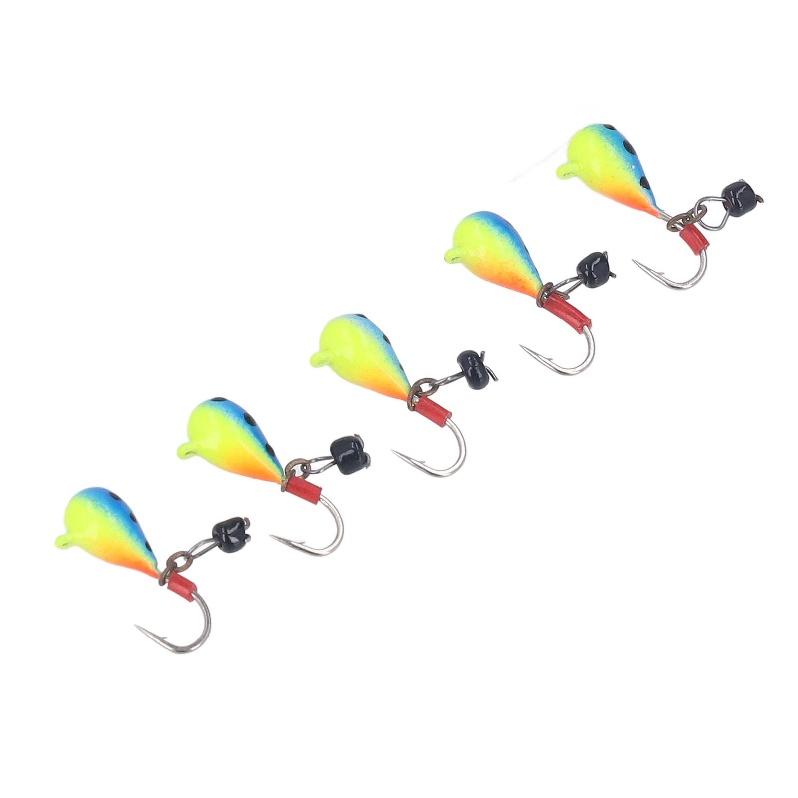 5pcs Ice Fishing Hooks High Carbon Steel Ice Fishing Jigs Outdoor Winter Fishing Lures for Freshwater Saltwater 4mm
5pcs Ice Fishing Hooks High Carbon Steel Ice Fishing Jigs Outdoor Winter Fishing Lures for Freshwater Saltwater 4mm