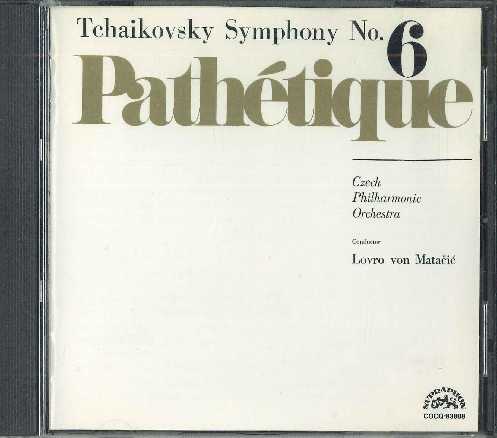 CD MATACHICH LOVRO VON TCHAIKOVSKY Tchaikovsky Symphony No. 6 COCQ83808 Japan Classical Used
CD MATACHICH LOVRO VON TCHAIKOVSKY Tchaikovsky Symphony No. 6 COCQ83808 Japan Classical Used