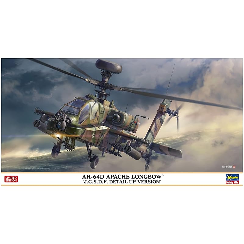 Hasegawa 1/48 Ground Self-Defense Force AH-64D apache longbow Detailed version plastic model 07515
Hasegawa 1/48 Ground Self-Defense Force AH-64D apache longbow Detailed version plastic model 07515