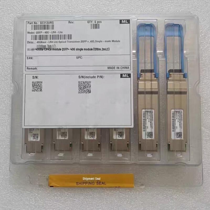 Huawei QSFP-40G-LR4-Lite 40G Optical Transceiver Module
Huawei QSFP-40G-LR4-Lite 40G Optical Transceiver Module