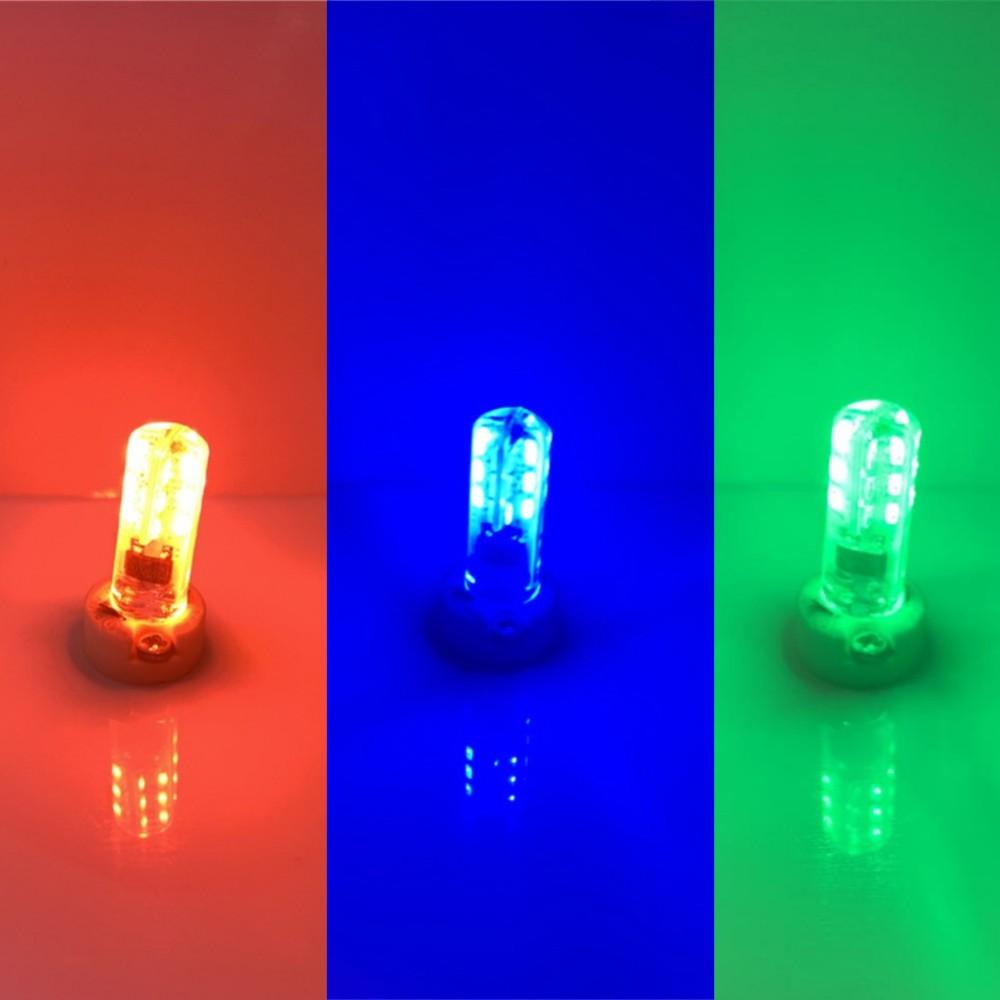 3Pcs/Pack Silicone Bulb 2W/3W Red/Blue/Green Mini G4 LED COB Lamp AC DC 12V Candle Lights Energy-saving Chandelier Night Light AC DC12V 48Pcs
3Pcs/Pack Silicone Bulb 2W/3W Red/Blue/Green Mini G4 LED COB Lamp AC DC 12V Candle Lights Energy-saving Chandelier Night Light AC DC12V 48Pcs