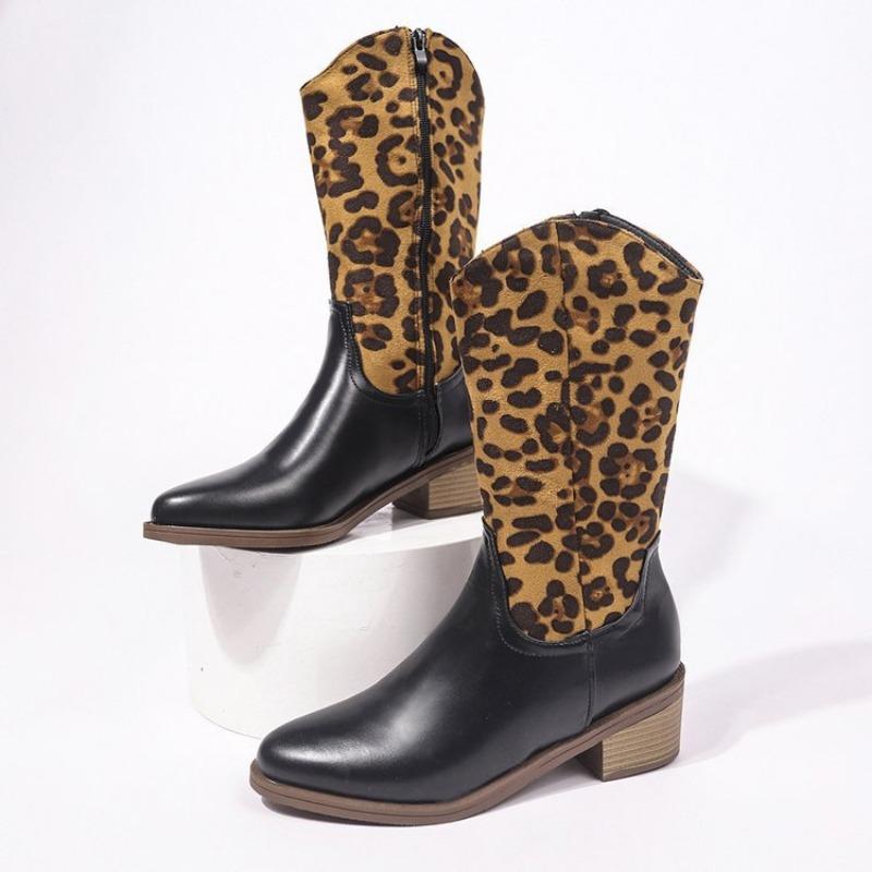 Большой размер кожаный леопардовый принт замша средний каблук модные женские ботинки осень и зима новые ветрозащитные ботинки 43
Большой размер кожаный леопардовый принт замша средний каблук модные женские ботинки осень и зима новые ветрозащитные ботинки 43