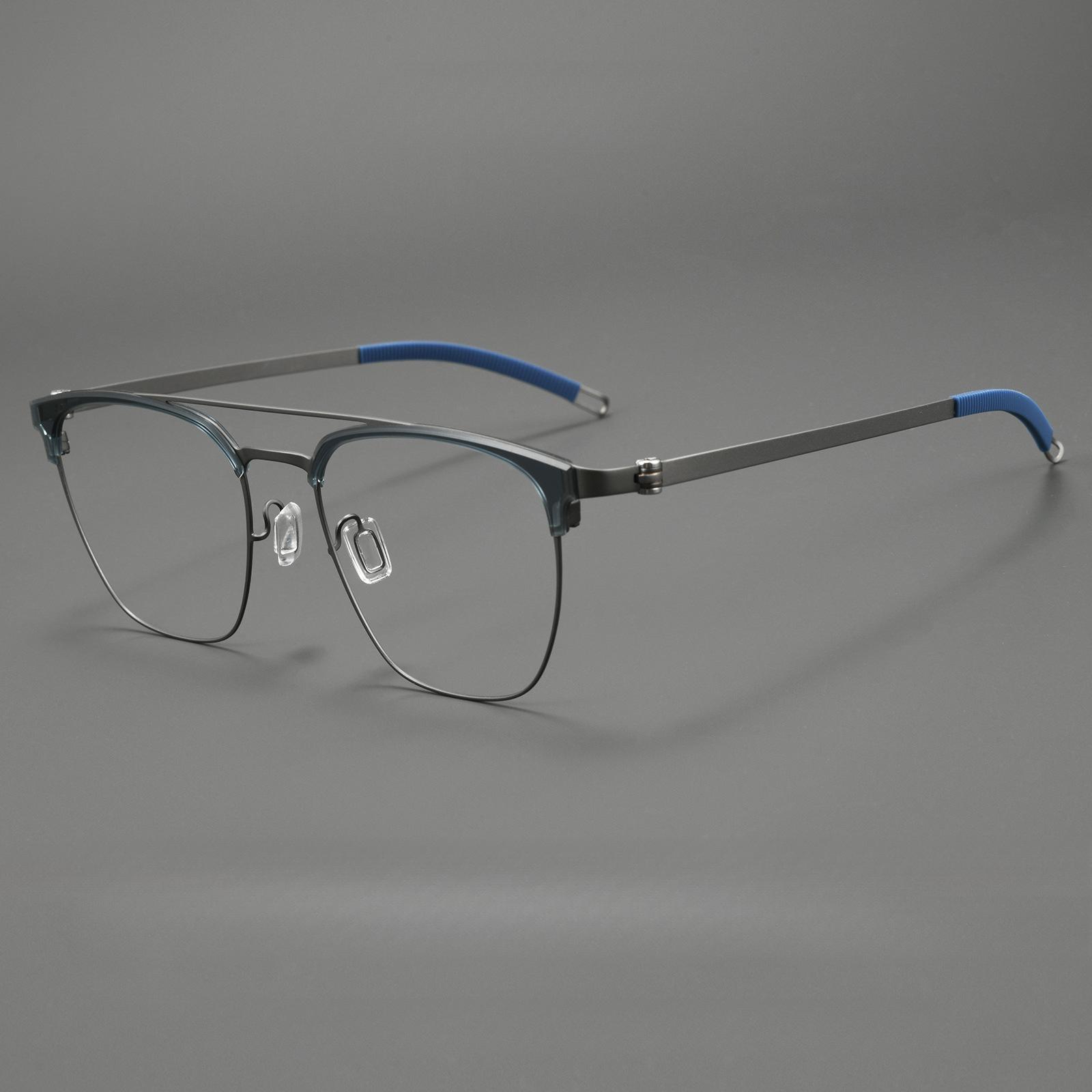 2026 New Ultra-light Titanium Double Beam Pilot Glasses Women Myopia Reading Eyeglasses Men Optical Prescription Custom Eyewear
2026 New Ultra-light Titanium Double Beam Pilot Glasses Women Myopia Reading Eyeglasses Men Optical Prescription Custom Eyewear