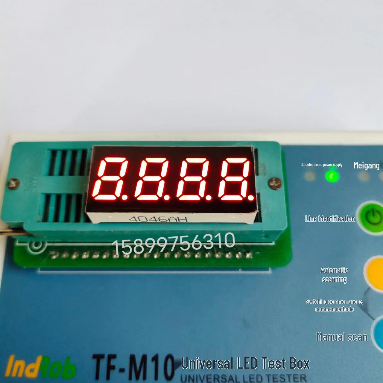 0.4 4-розрядний світлодіодний дисплей 4406AS, Загальний катод/анод, Червоний високої яскравості 4046BS Common Anode
0.4 4-розрядний світлодіодний дисплей 4406AS, Загальний катод/анод, Червоний високої яскравості 4046BS Common Anode