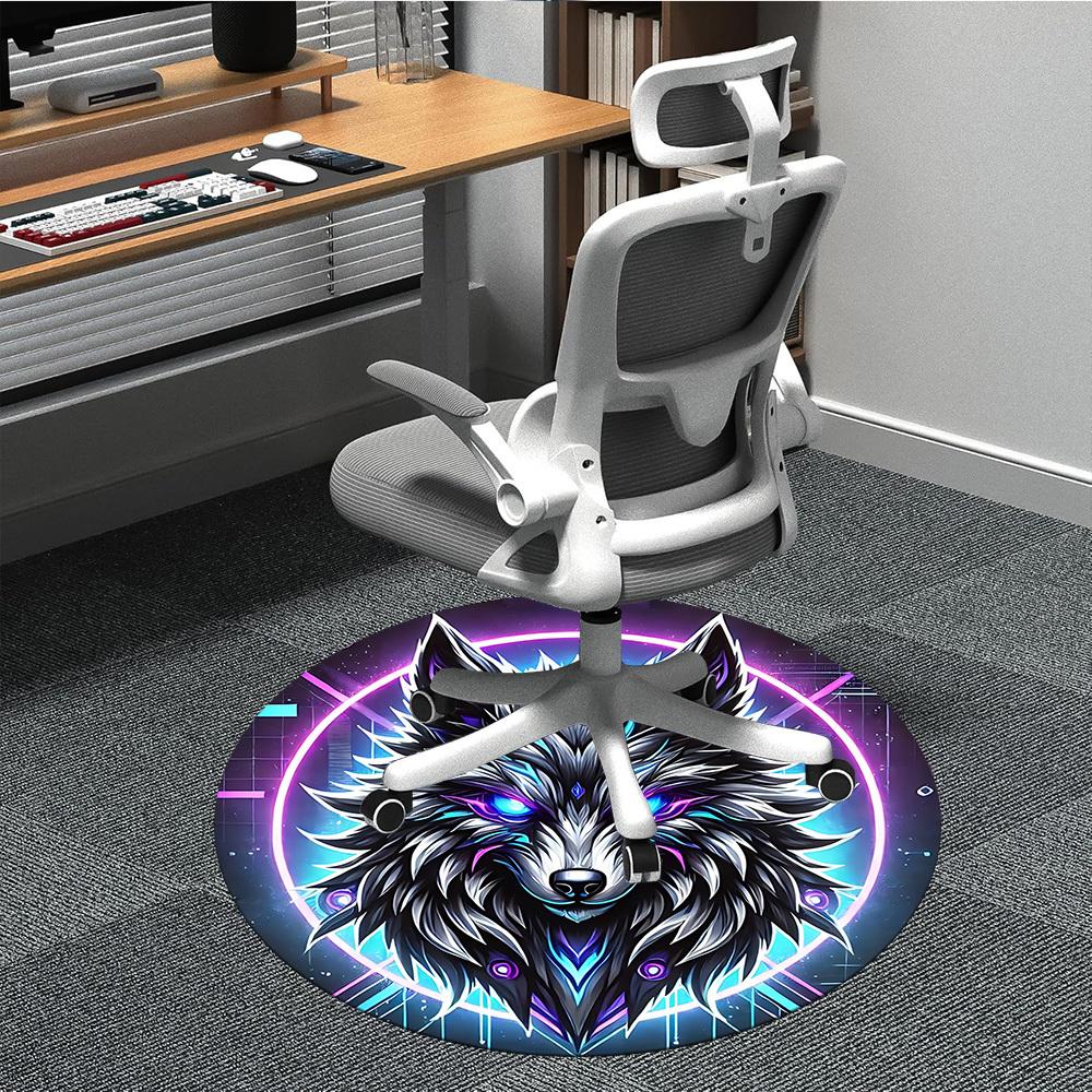 1pc Wolf Head Neon Art Chair Carpet for Office Non-Slip, Machine Washable Rug for Office, Room - Holiday Decor, Machine Made yy251016080 80cm by 80cm
1pc Wolf Head Neon Art Chair Carpet for Office Non-Slip, Machine Washable Rug for Office, Room - Holiday Decor, Machine Made yy251016080 80cm by 80cm
