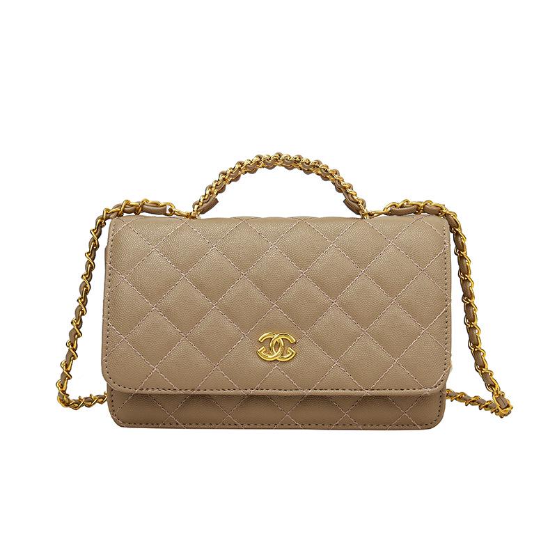 Сумка Argyle Chain - Маленькая сумка на плечо в стиле Fragrance, Нишевый дизайн, Сумка-седло хаки
Сумка Argyle Chain - Маленькая сумка на плечо в стиле Fragrance, Нишевый дизайн, Сумка-седло хаки