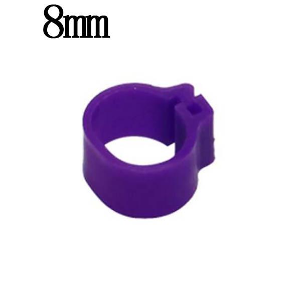 Идентификационнные многоцветные кольца на лапки птиц 10/100штук 8mm фиолетовый
Идентификационнные многоцветные кольца на лапки птиц 10/100штук 8mm фиолетовый