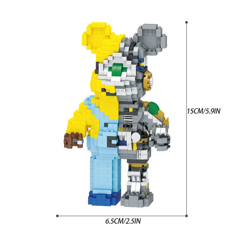 Animal machine bear Micro Building Blocks Set1090PCS5.9in High SeriesHome Decor Christmas Gift Idea
Animal machine bear Micro Building Blocks Set1090PCS5.9in High SeriesHome Decor Christmas Gift Idea