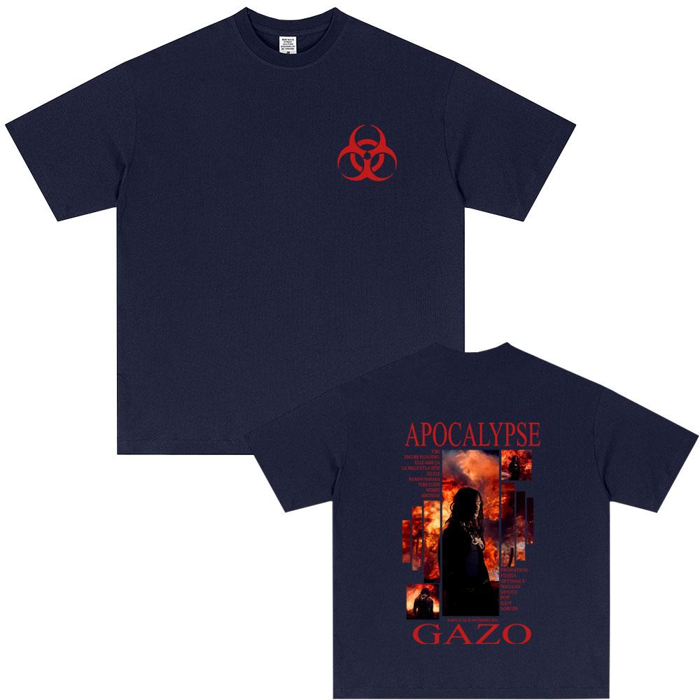 Rapper Gazo APOCALYPSE Album Tshirt Unisex Women Hip Hop Fashion Pop Music Streetwear Male Casual Oversized Short Sleeve T Shirts S
Rapper Gazo APOCALYPSE Album Tshirt Unisex Women Hip Hop Fashion Pop Music Streetwear Male Casual Oversized Short Sleeve T Shirts S