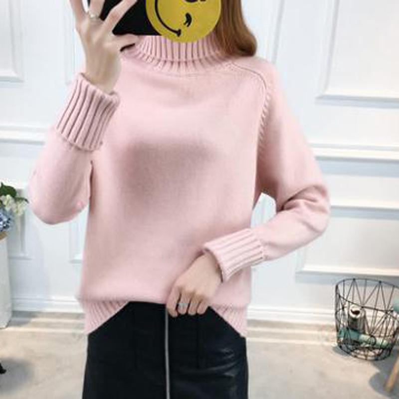 Студенческий свитер с длинными рукавами, женское базовое пальто, корейская версия, свободный пуловер с высоким воротником, женский осенне-зимний новый стиль S
Студенческий свитер с длинными рукавами, женское базовое пальто, корейская версия, свободный пуловер с высоким воротником, женский осенне-зимний новый стиль S