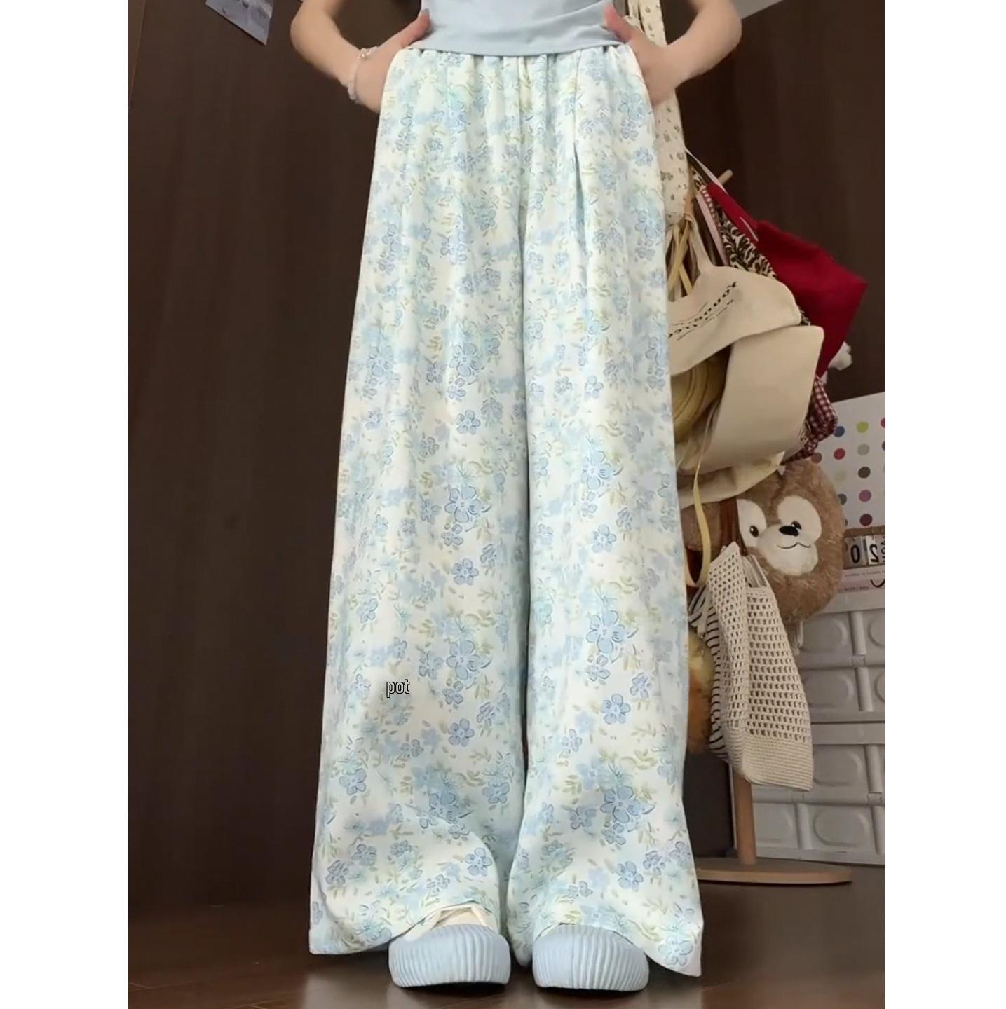 2026 Spring Women s Plus Size Floral High-Waisted Wide-Leg Floor-Length Pants 3XL синий
2026 Spring Women s Plus Size Floral High-Waisted Wide-Leg Floor-Length Pants 3XL синий