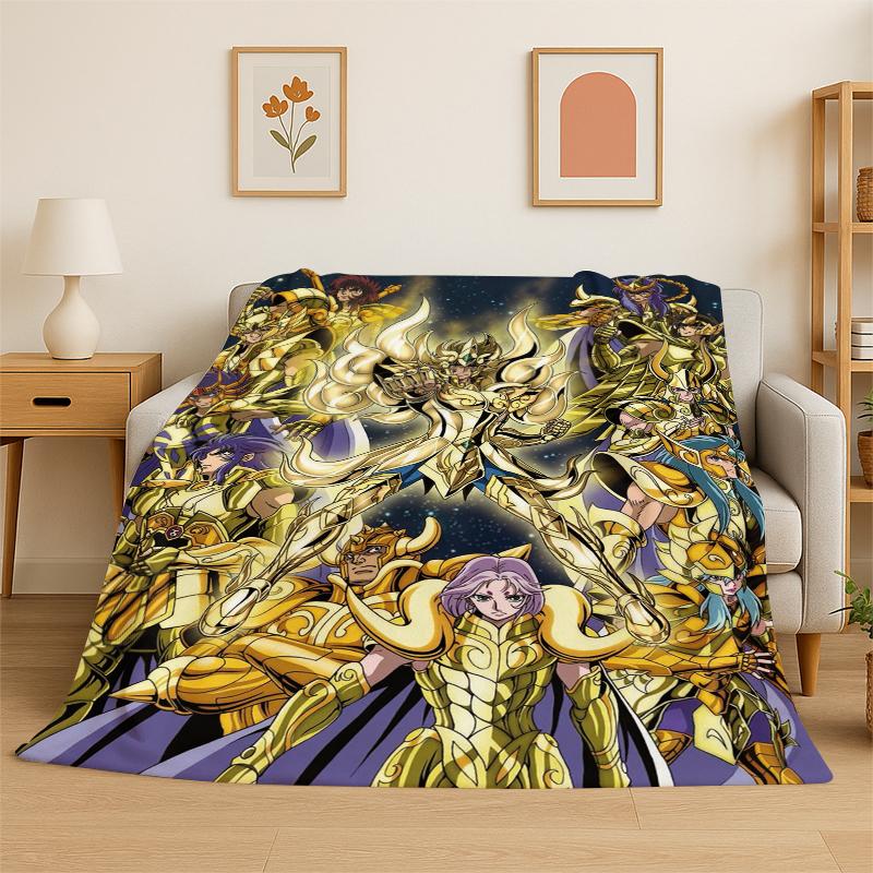 Retro Saint Seiya Anime Cartoon Flannel Blanket Soft Warm Throw Blanket for Bedroom Living Room Bed Travel Camping Picnic Gift 75x90cm
Retro Saint Seiya Anime Cartoon Flannel Blanket Soft Warm Throw Blanket for Bedroom Living Room Bed Travel Camping Picnic Gift 75x90cm