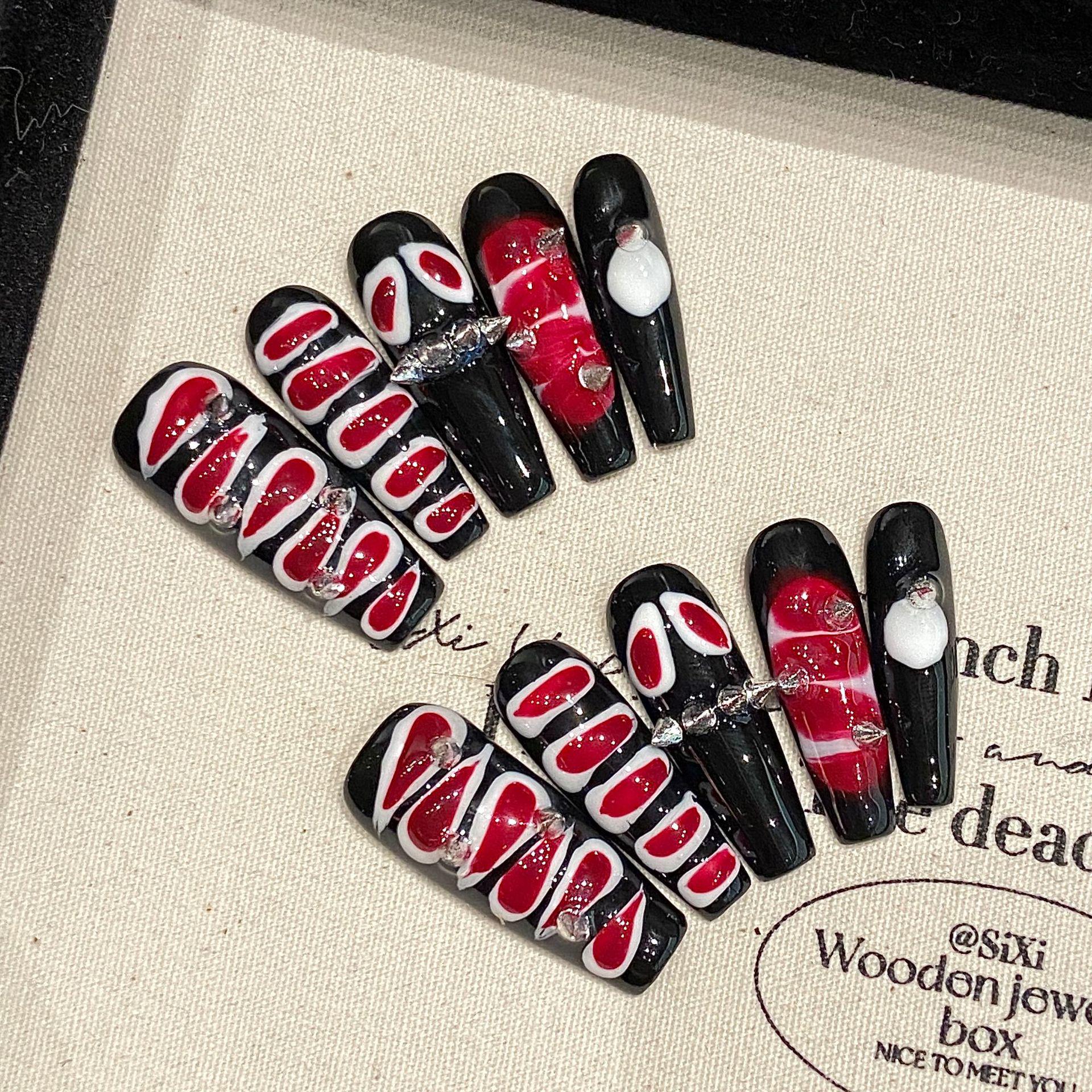 Yihe Snakeskin Studs: European & American Handmade Hot Girl Wearable Nails - Year of the Snake Extra Small XS
Yihe Snakeskin Studs: European & American Handmade Hot Girl Wearable Nails - Year of the Snake Extra Small XS