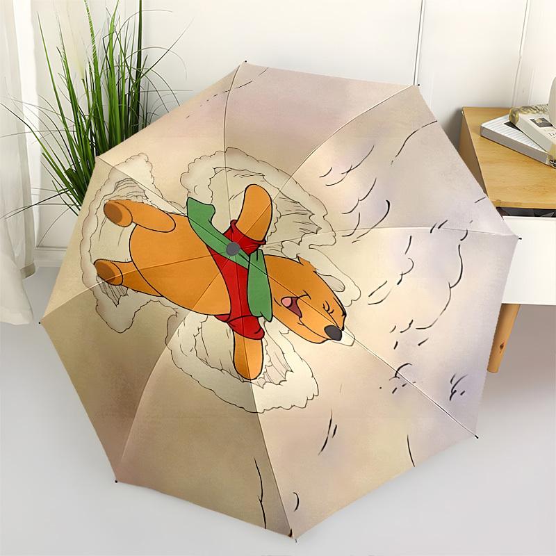Winnie Themed Automatic Opening and Closing Umbrella, Brightly Colored 8-rib Portable Umbrella, Suitable for Men and Women, A Perfect Gift f
Winnie Themed Automatic Opening and Closing Umbrella, Brightly Colored 8-rib Portable Umbrella, Suitable for Men and Women, A Perfect Gift f